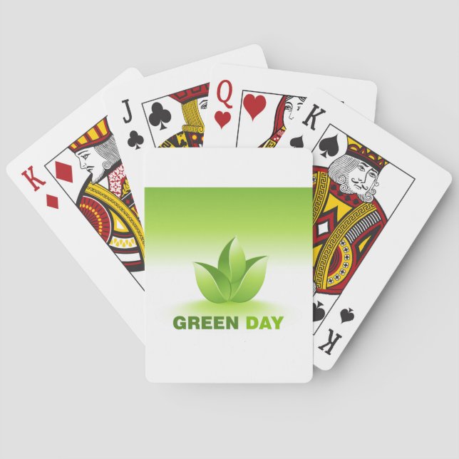 Cartas de Baralho Green Day (Verso)