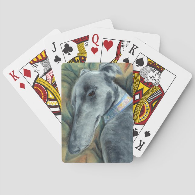 Cartas de baralho Greyhound (1) (Verso)