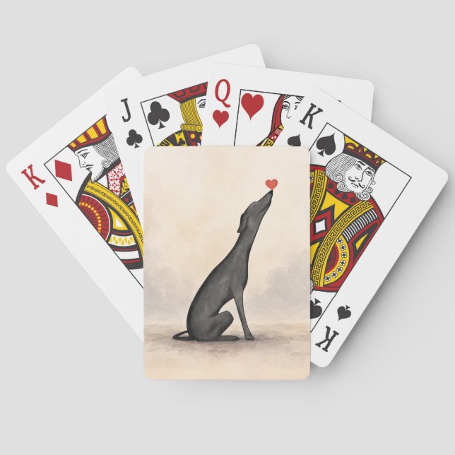 Cartas de Baralho Greyhound, Presente Greyhound, G (Verso)