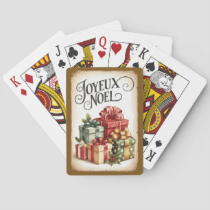 Cartas de Baralho Joyeux Noël Christmas Poker
