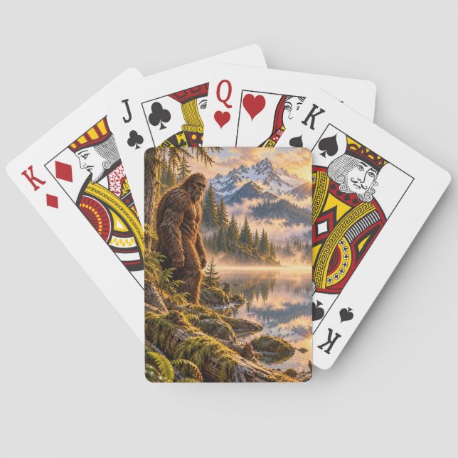 Cartas de Baralho Mountain Reflections Bigfoot (Verso)