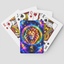 Cartas de Baralho Neon Leo