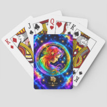 Cartas de Baralho Neon Virgo