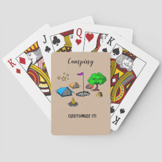 Cartas de Baralho para Camping