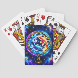 Cartas de Baralho Peixes Neon
