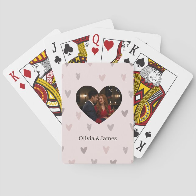 Cartas de Baralho Personalizadas | Carta do Casal (Verso)