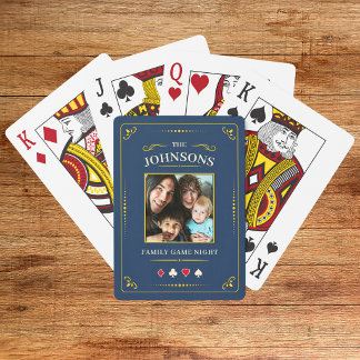 Cartas de Baralho Personalizadas com Foto da Famíl