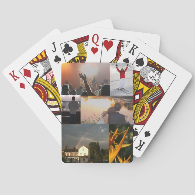 Cartas de Baralho Personalizadas Com Fotos (Verso)