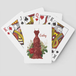 Cartas de Baralho Personalizadas das Damas de Honr