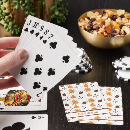 Cartas de Baralho Personalizadas de Outono