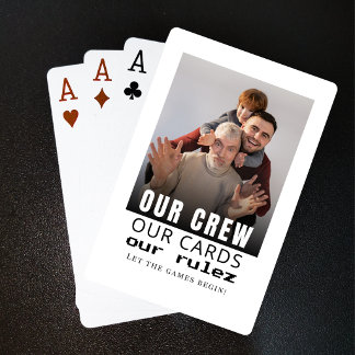 Cartas de Baralho Personalizadas Divertidas para F