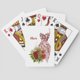 Cartas de Baralho Personalizadas para Damas de Hon