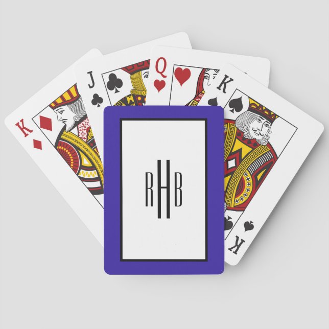 Cartas de Baralho Personalizadas Presente de Poker (Verso)