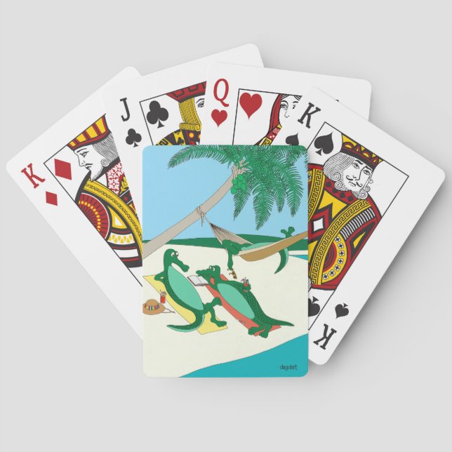 Cartas de Baralho Praia Sandy Toes (Verso)