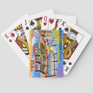 Cartas de Baralho Retro Panamá City Flórida