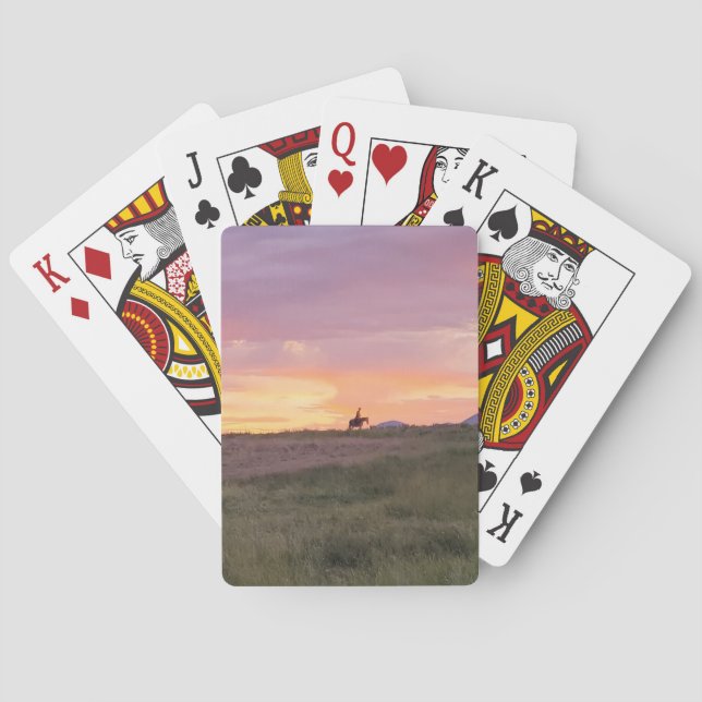 Cartas de Baralho Sunset Ride (Verso)