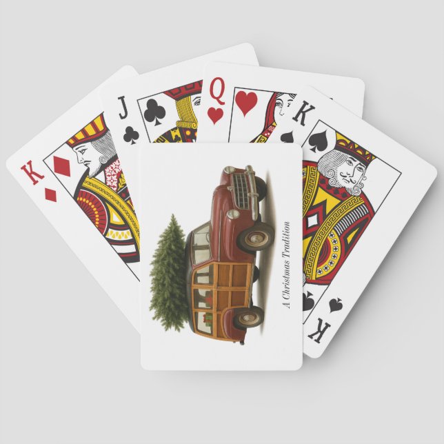Cartas de Baralho Uma Tradição de Natal (Verso)