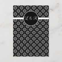 cartas de jogar, vegas monograma rsvp