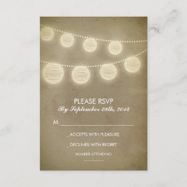 cartas de vintage para casamento russo Cartões RSV