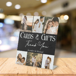 cartas e presentes obrigado 6 fotos colagem casame