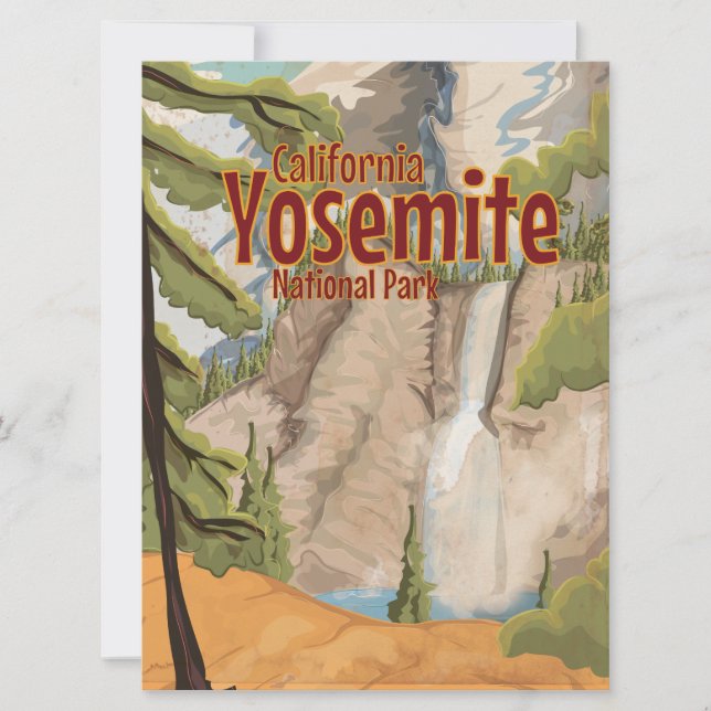 Cartaz Antigo de Yosemite (Frente)