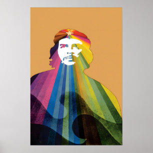 Cartaz Cuba Che Guevara Retrato Impressão Vintage