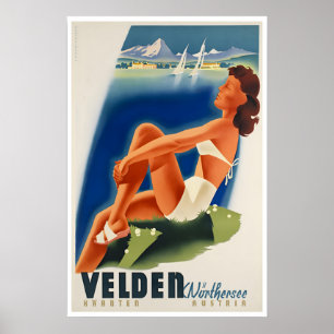 Cartaz da Caríntia Áustria Viagem Arte Impressão A