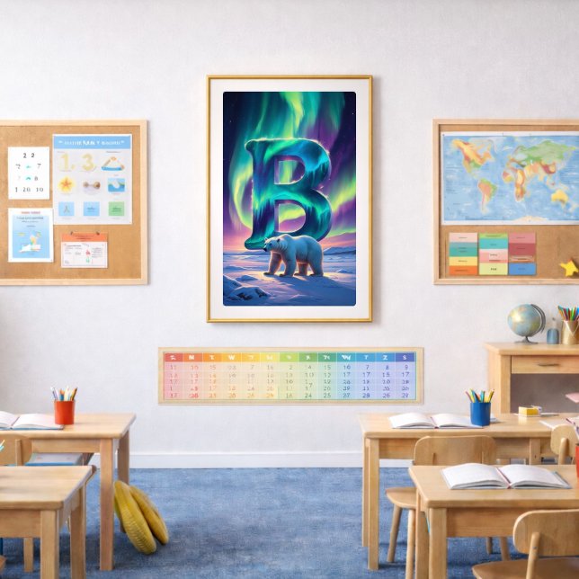 Cartaz da Carta B de Aurora | Impressão de Arte da (Criador carregado)