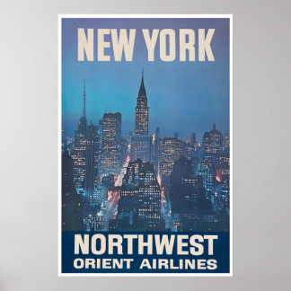 Cartaz da Cidade de Nova York Arte NYC Impressão d