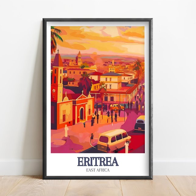 Cartaz da Eritreia - Impressão da Rua de Asmara -  (Criador carregado)