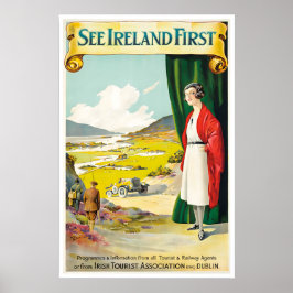 Cartaz da Irlanda Arte Irlandesa Impressão de Viag