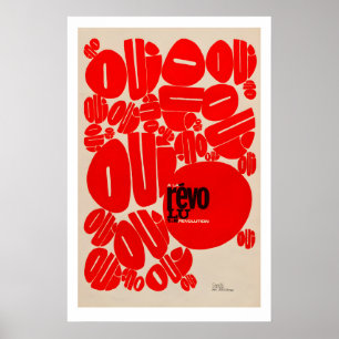 Cartaz da Revolução Oui Impressão de Arte Socialis