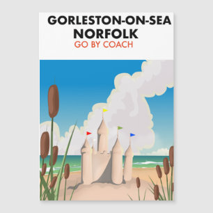 Cartaz de anúncio de Gorleston-on-Sea Norfolk prai