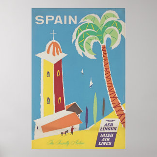 Cartaz de Arte de Viagem Espanhol Impressão Espanh