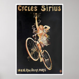 Cartaz de Ciclista Arte de Ciclismo Poster Ciclos 