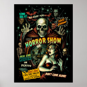 Cartaz de Espetáculo de Terror – Poster de Espetác