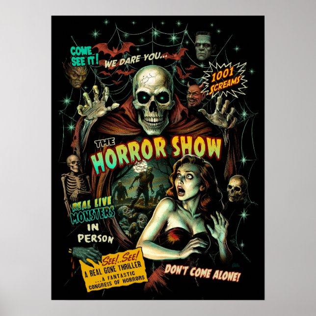 Cartaz de Espetáculo de Terror – Poster de Espetác (Frente)