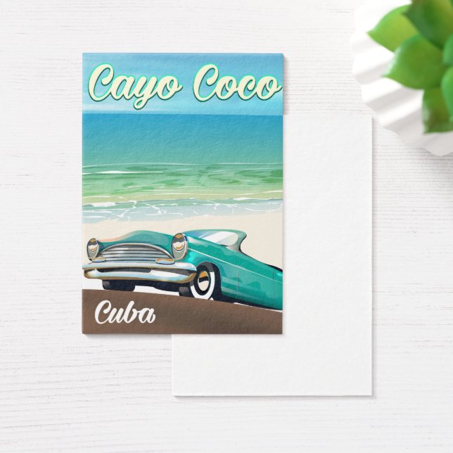 Cartaz de férias cubano Cayo Coco (Mesa)