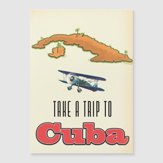 Cartaz de férias em Cuba (Frente)