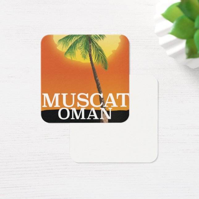 cartaz de férias em Muscat Oman (Mesa)