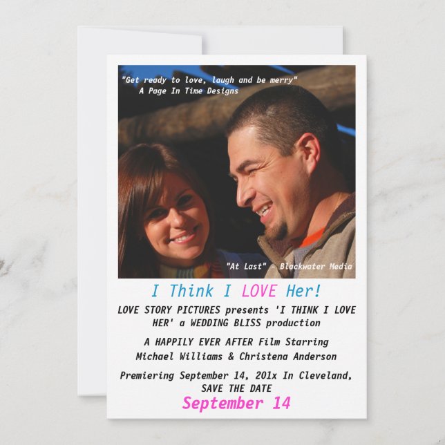 Cartaz de Filme 2 Anúncio de Salve a Data (Frente)