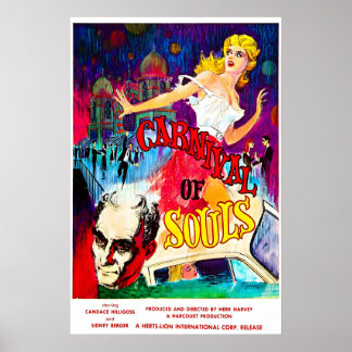 Cartaz de filme Carnaval de Almas 1962 IMPRESSÃO A