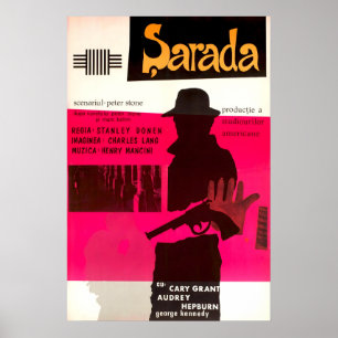 Cartaz de filme Charade 1963 IMPRESSÃO A5-A1 Cláss