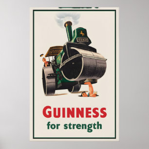 Cartaz de Guinness para Força Impressão John Gilr