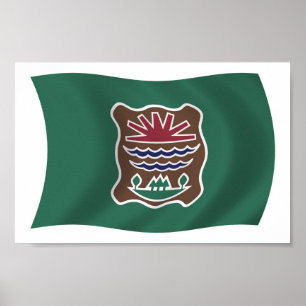 Cartaz de Impressão da Bandeira da Tribo Abenaki