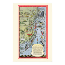 Cartaz de impressão de 30x45 cm de peixes da Flóri