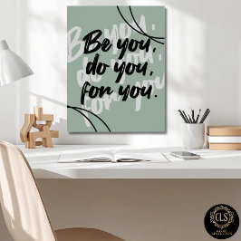 Cartaz de Impressão de Citação Inspiradora Minimal