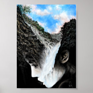 Cartaz de Impressão de Pintura Surrealismo da Natu