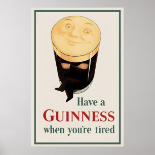 Cartaz de Impressão Guinness Pint John Gilroy Vin