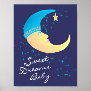 Cartaz de Impressão Sweet Dreams Baby